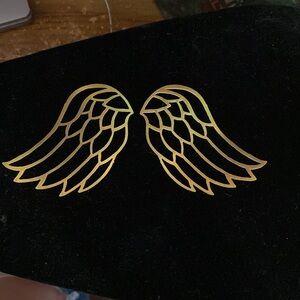 Gold Angel Wings for crafting thin